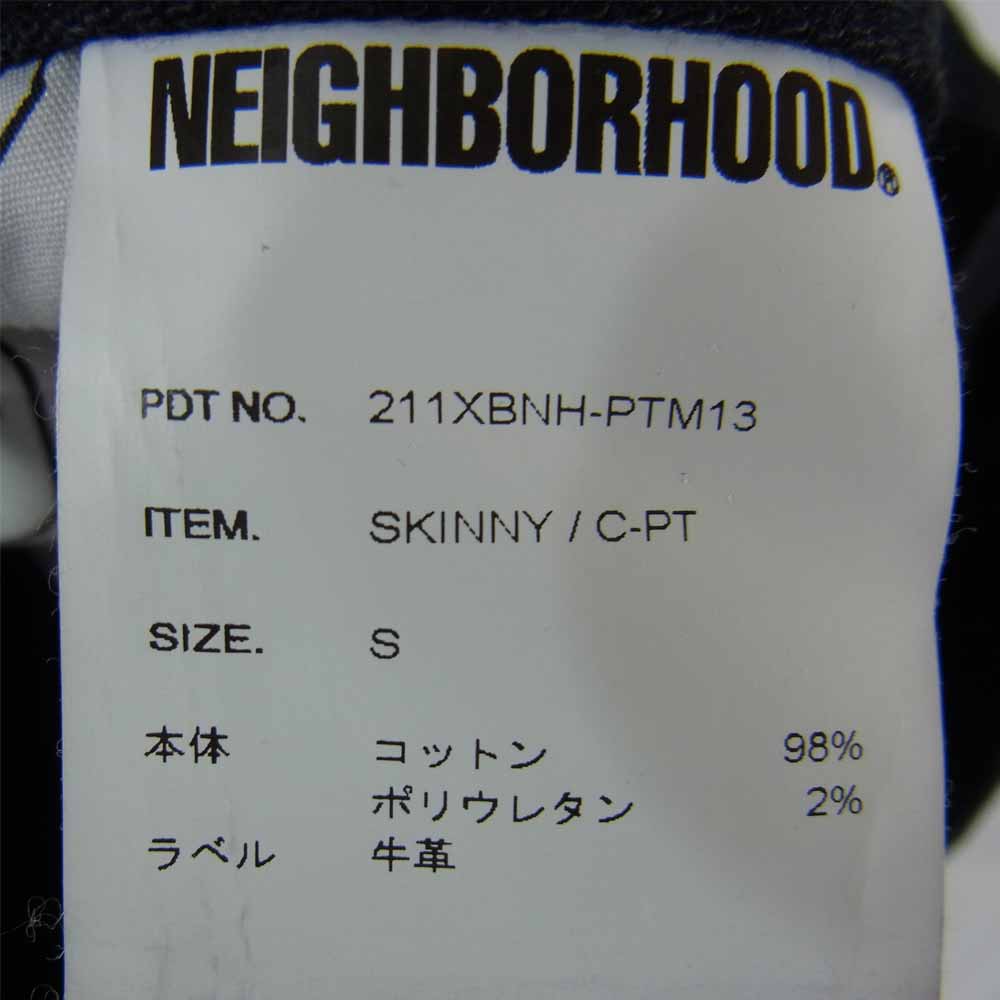 NEIGHBORHOOD ネイバーフッド 211XBNH-PTM13 SKINNY / C-PT スキニー ブラック デニム パンツ ブラック系 S【中古】