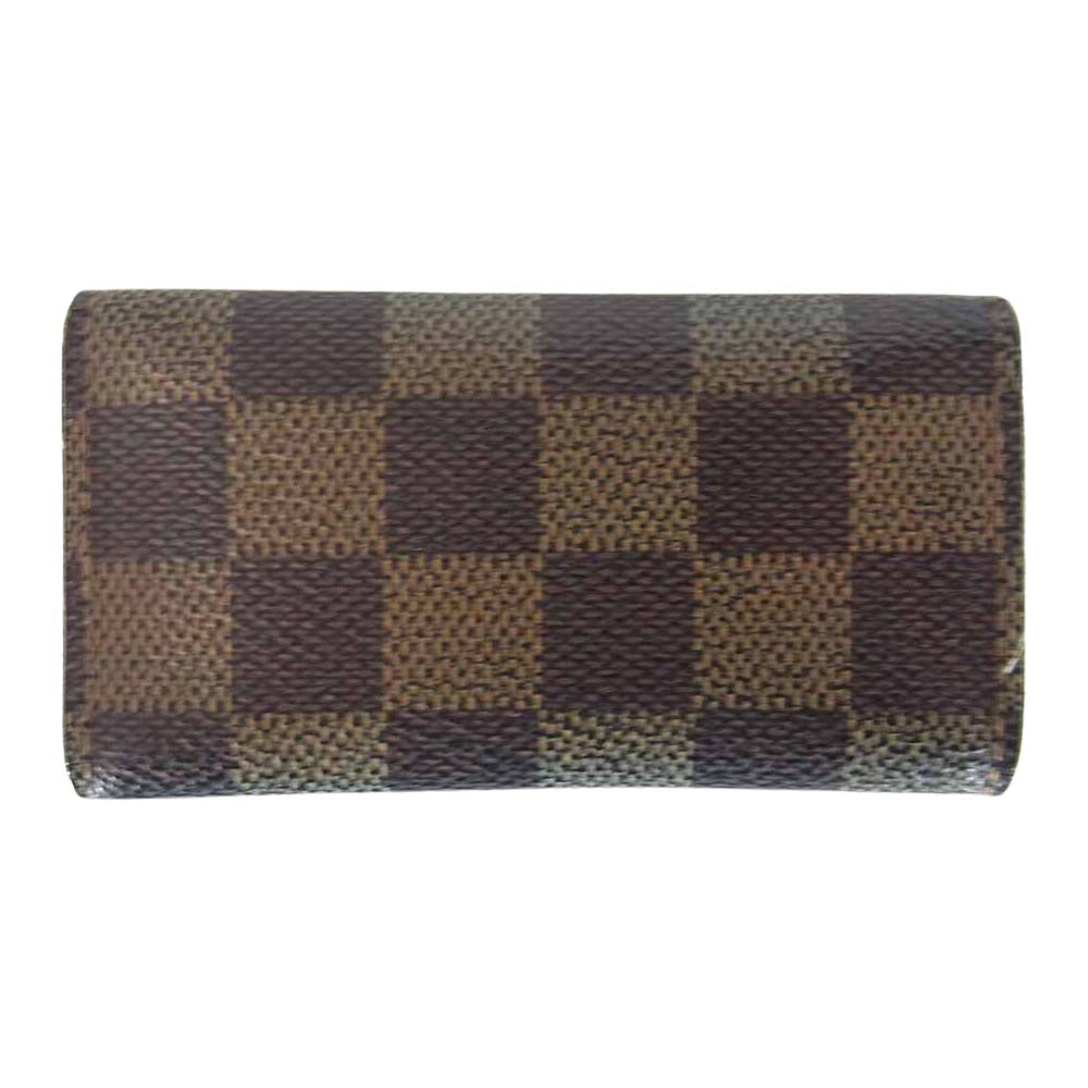 LOUIS VUITTON ルイ・ヴィトン N60385 ダミエ エベヌ ミュルティクレ4 キーケース ブラウン系【中古】