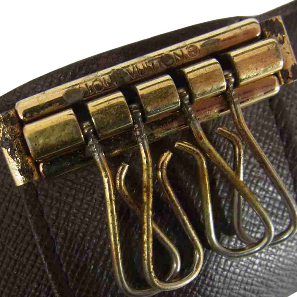 LOUIS VUITTON ルイ・ヴィトン N60385 ダミエ エベヌ ミュルティクレ4 キーケース ブラウン系【中古】