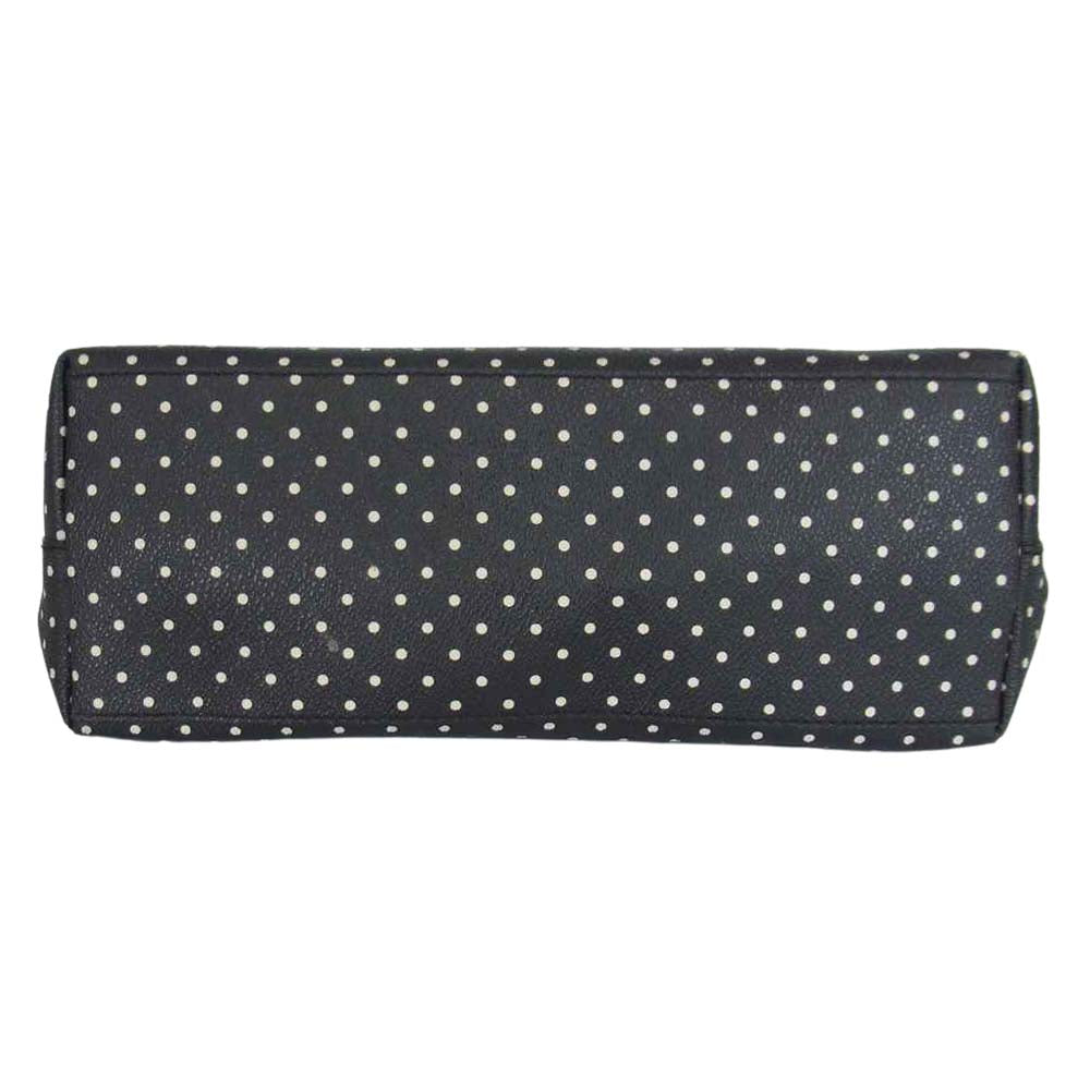 Tory Burch トリーバーチ ドット ハンド トート バッグ ブラック系【中古】