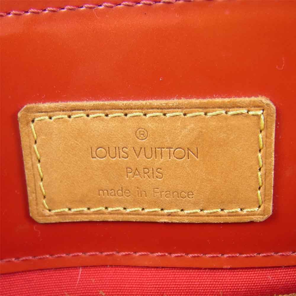 LOUIS VUITTON ルイ・ヴィトン M9132F モノグラム ヴェルニ リードPM ハンドバッグ トートバッグ レッド系【中古】