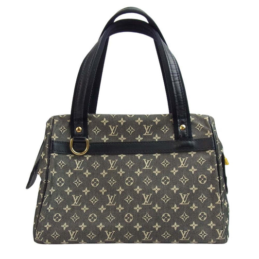 LOUIS VUITTON ルイ・ヴィトン M92214 モノグラム ミニ ジョセフィーヌPM ハンド バッグ ブラウン系 ブラック系【中古】