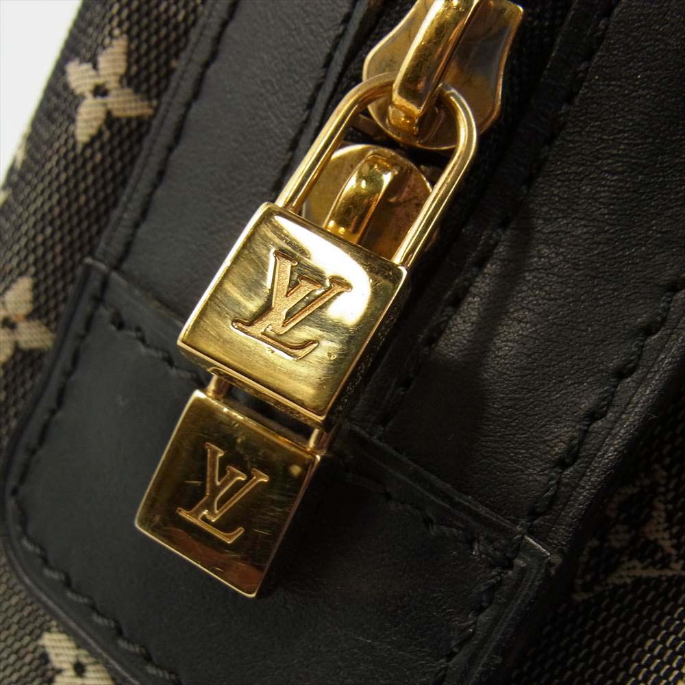 LOUIS VUITTON ルイ・ヴィトン M92214 モノグラム ミニ ジョセフィーヌPM ハンド バッグ ブラウン系 ブラック系【中古】