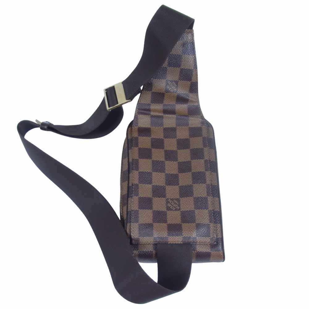 LOUIS VUITTON ルイ・ヴィトン N51994 ダミエ ジェロニモス ボディ バッグ ダークブラウン系【中古】