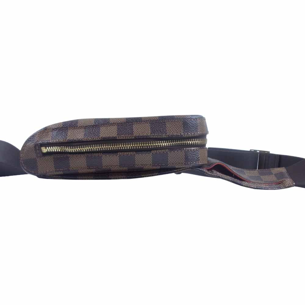 LOUIS VUITTON ルイ・ヴィトン N51994 ダミエ ジェロニモス ボディ バッグ ダークブラウン系【中古】