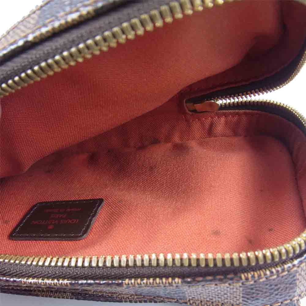 LOUIS VUITTON ルイ・ヴィトン N51994 ダミエ ジェロニモス ボディ バッグ ダークブラウン系【中古】