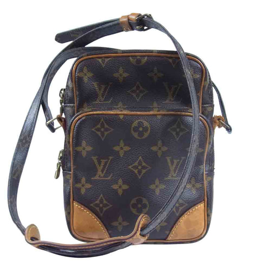 LOUIS VUITTON ルイ・ヴィトン M45236 モノグラム アマゾン ショルダー バッグ ダークブラウン系【中古】