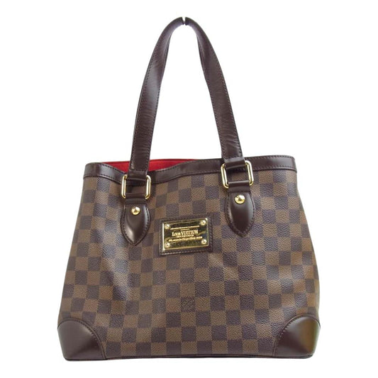 LOUIS VUITTON ルイ・ヴィトン N51205 ダミエ ハムステッドPM トートバッグ ブラウン系【中古】