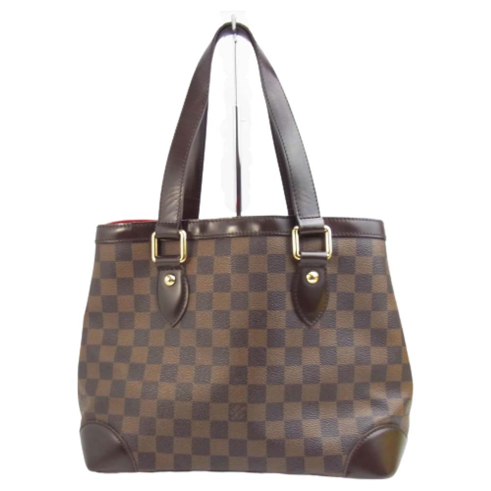 LOUIS VUITTON ルイ・ヴィトン N51205 ダミエ ハムステッドPM トートバッグ ブラウン系【中古】