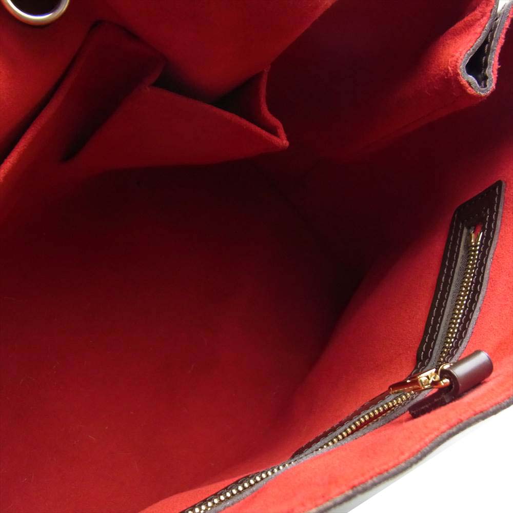 LOUIS VUITTON ルイ・ヴィトン N51205 ダミエ ハムステッドPM トートバッグ ブラウン系【中古】