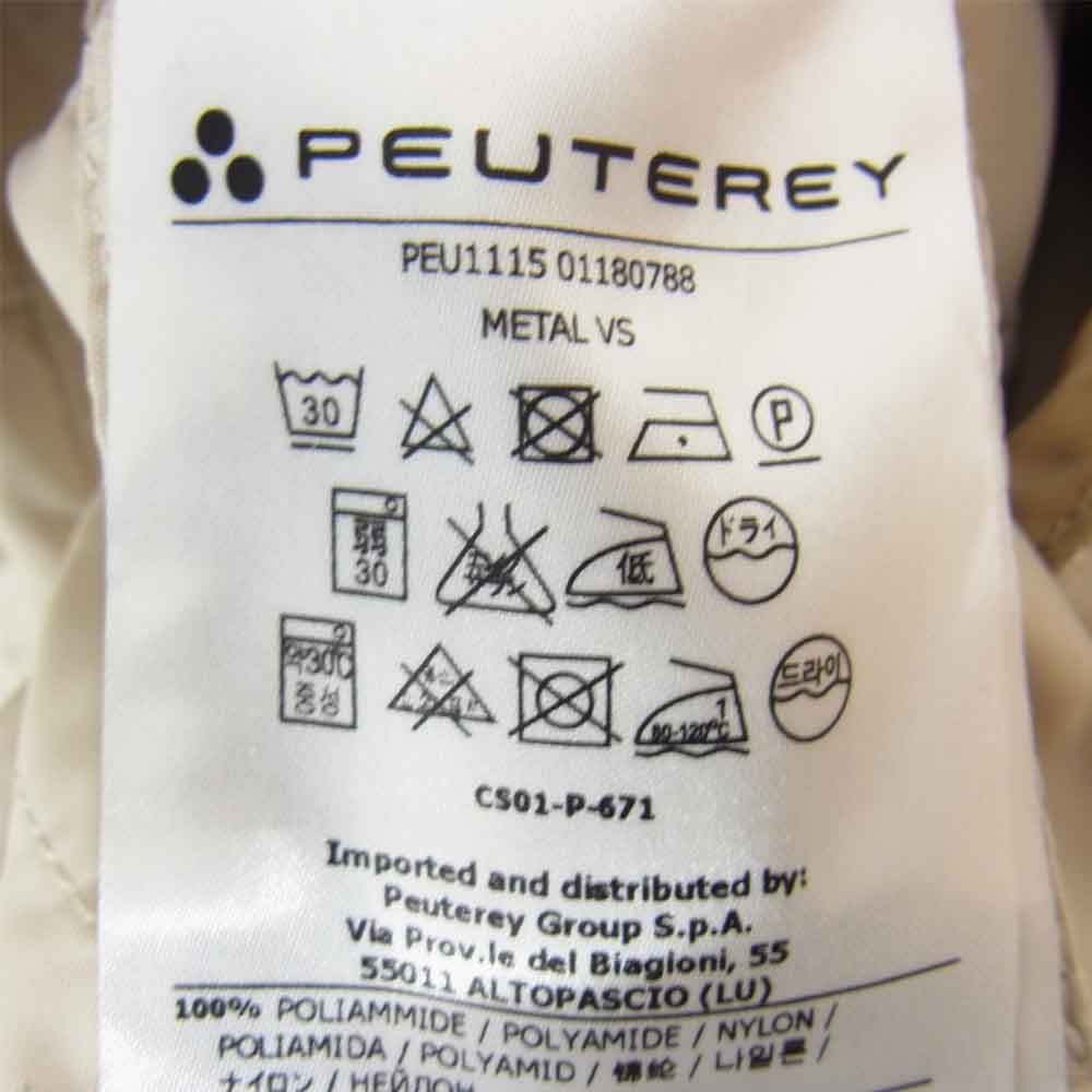 PEUTEREY ピューテリー PEU1115 01180788 METAL VS ナイロン ジャケット ベージュ系 L【中古】