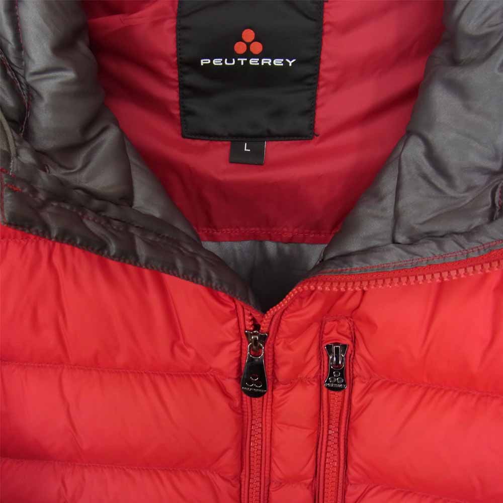 PEUTEREY ピューテリー PEU1209 01180660 BYRON ダウン ジャケット レッド系 L【中古】
