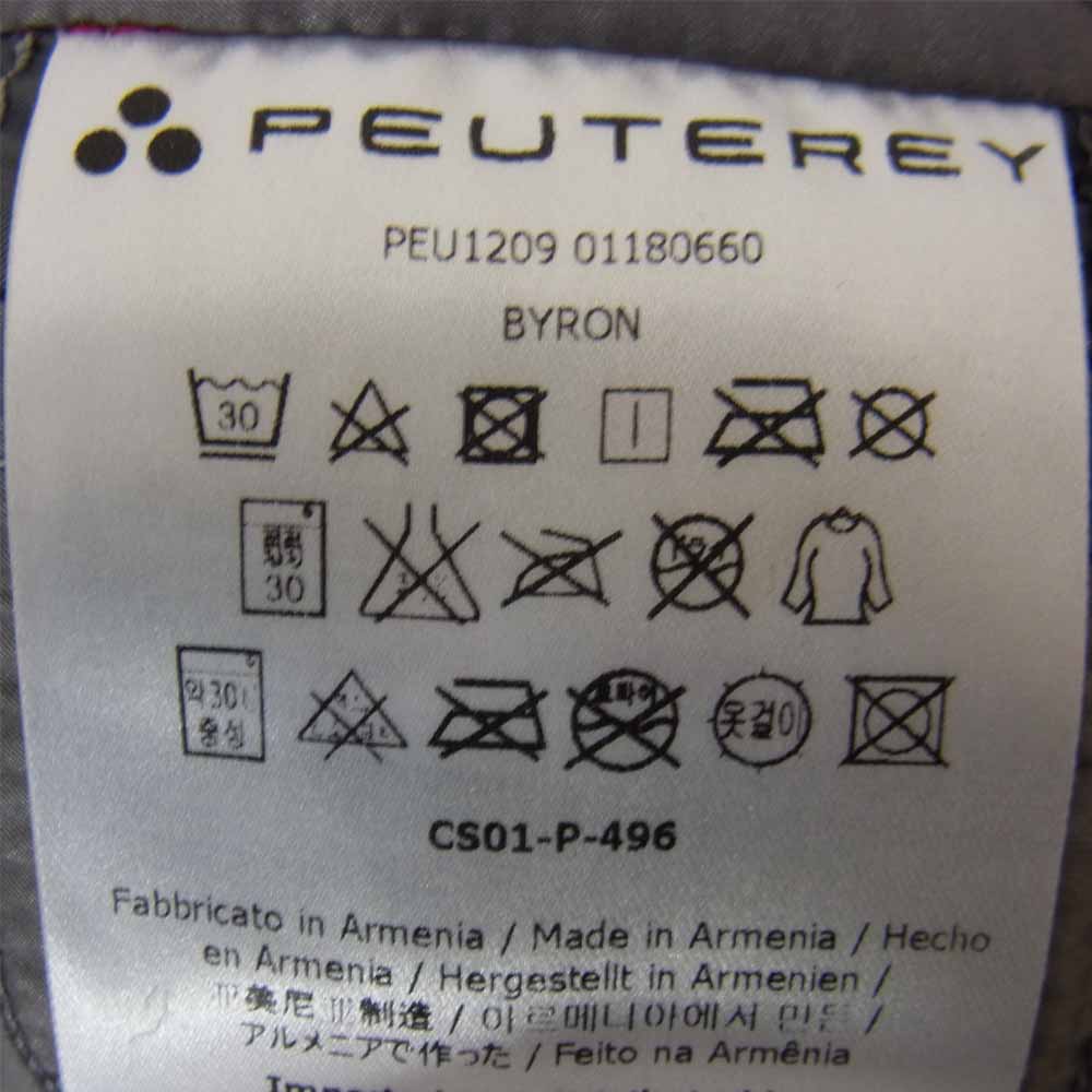 PEUTEREY ピューテリー PEU1209 01180660 BYRON ダウン ジャケット レッド系 L【中古】