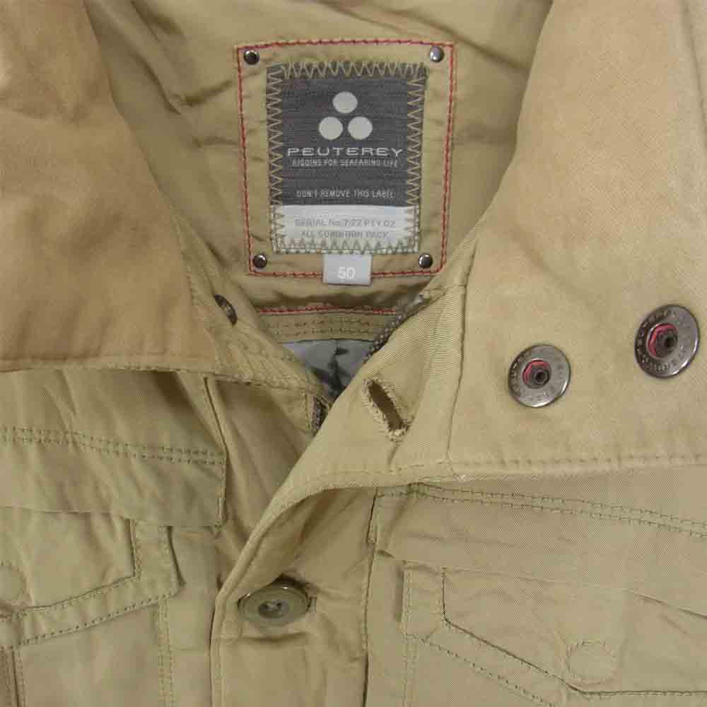 PEUTEREY ピューテリー 国内正規品 47223173 BENSON DOWN JACKET ダウン ジャケット ベージュ系 50【中古】