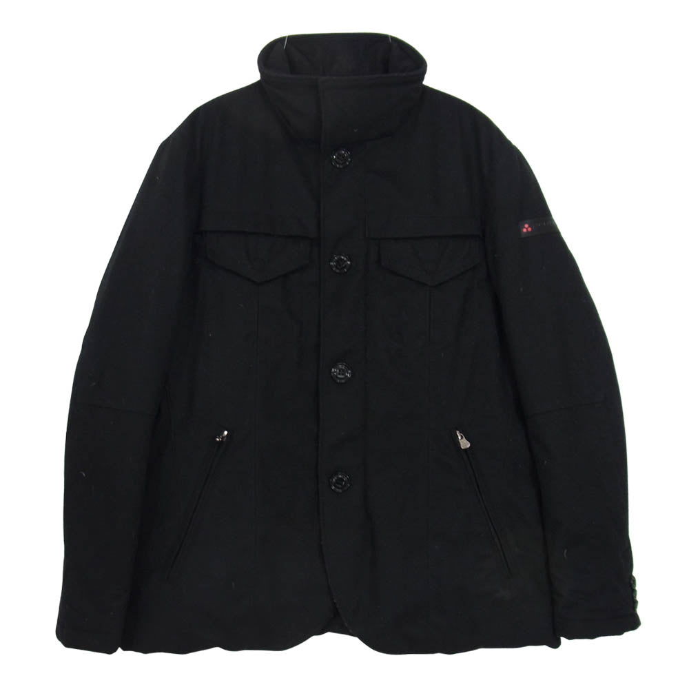 PEUTEREY ピューテリー 47233403 BENSON WOOL JP ウール ダウン ジャケット ブラック系 50【中古】