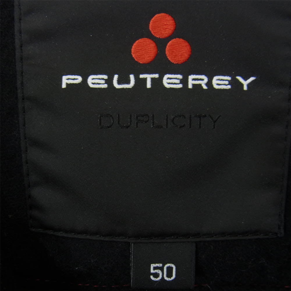PEUTEREY ピューテリー 47233403 BENSON WOOL JP ウール ダウン ジャケット ブラック系 50【中古】