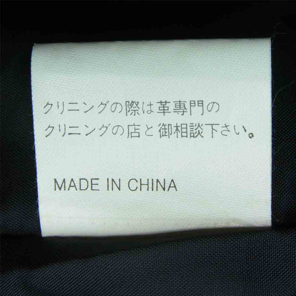 ルーキーレザーズ ライダース レザー パンツ プロテクター付 牛革 ナイロン ブラック系 4L【中古】