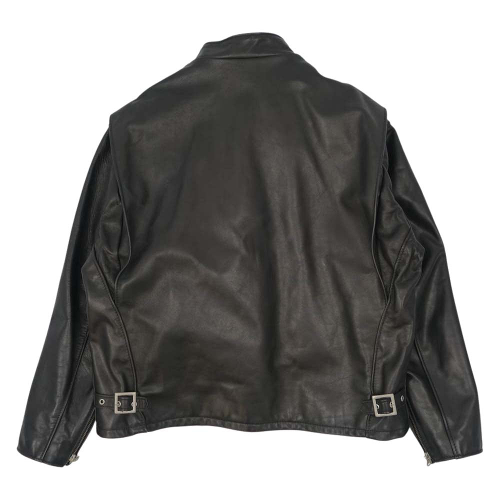 schott ショット シングルライダース 141 ライナー付き レザー ジャケット ブラック系 46【中古】