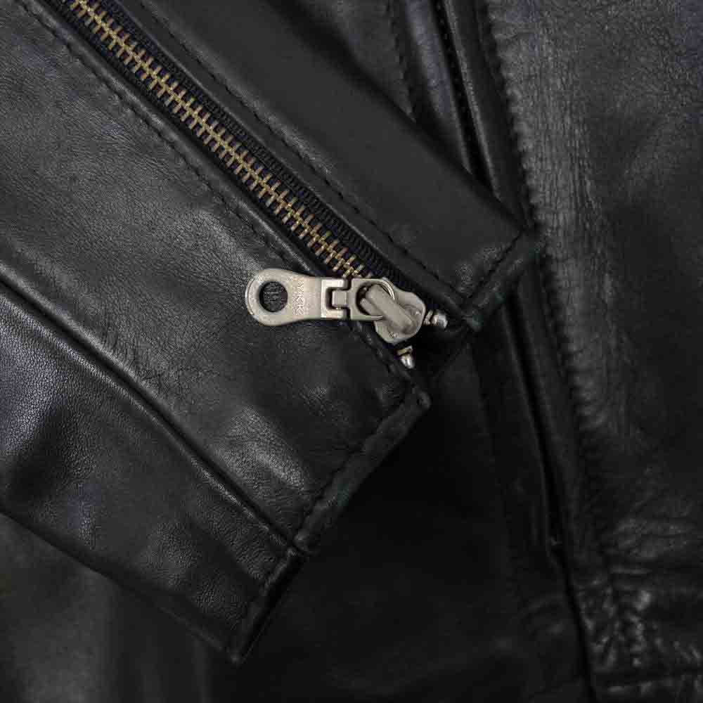 schott ショット シングルライダース 141 ライナー付き レザー ジャケット ブラック系 46【中古】