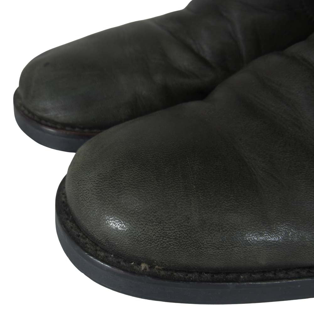 HYSTERIC GLAMOUR ヒステリックグラマー レザー ロング ブーツ ブラック系 L【中古】