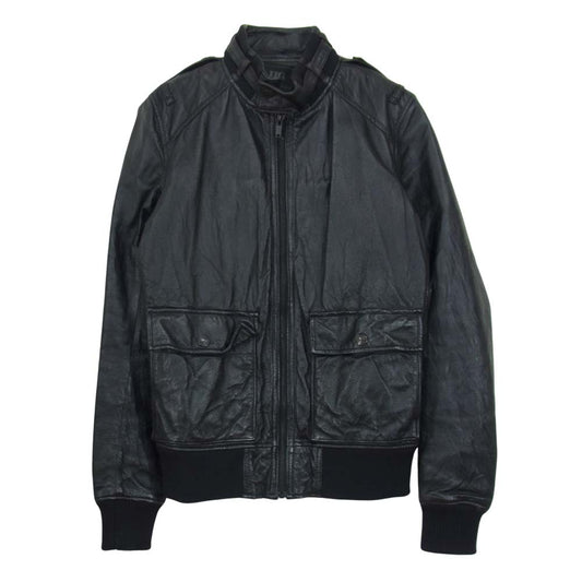 HYSTERIC GLAMOUR ヒステリックグラマー 4LB-1561 ピッグ レザー ジャケット ブラック系 S【中古】