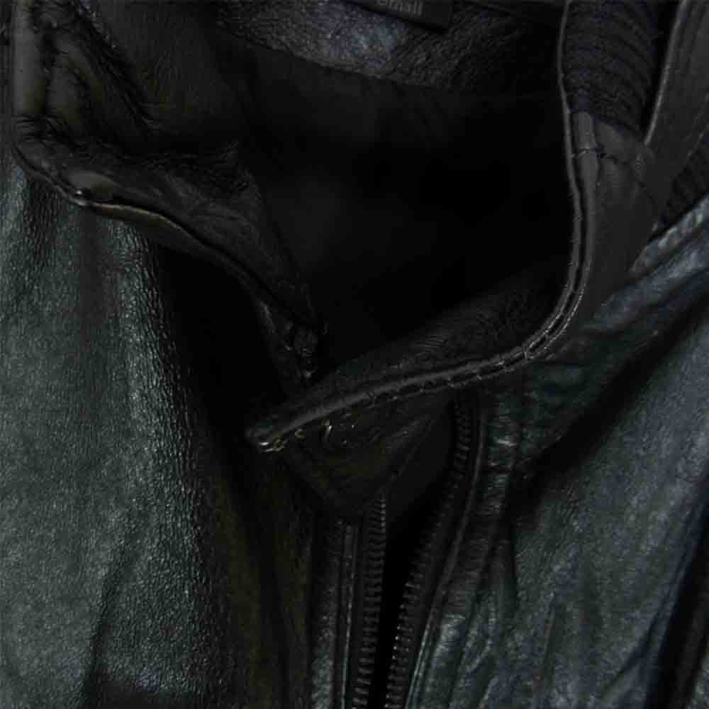 HYSTERIC GLAMOUR ヒステリックグラマー 4LB-1561 ピッグ レザー ジャケット ブラック系 S【中古】