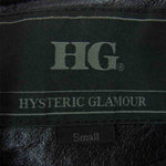HYSTERIC GLAMOUR ヒステリックグラマー 4LB-1561 ピッグ レザー ジャケット ブラック系 S【中古】