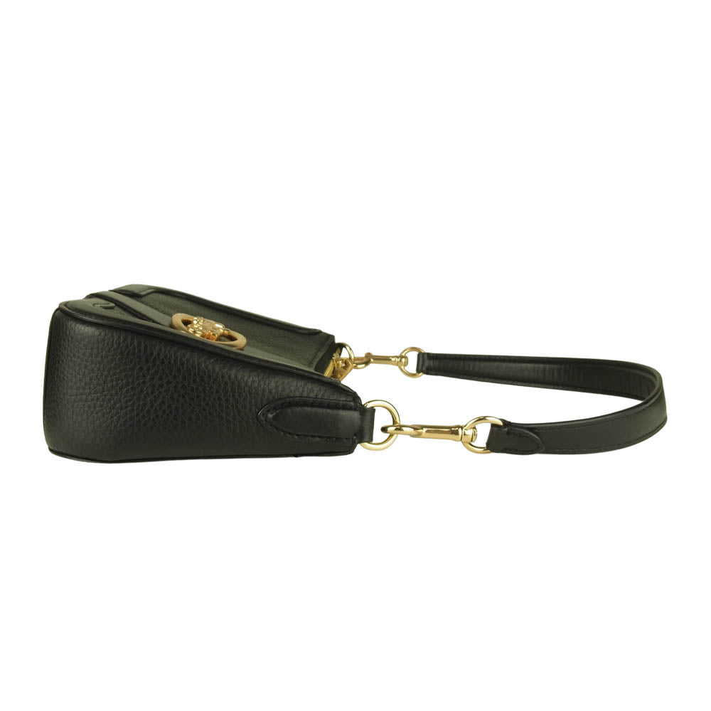 COACH コーチ G2079-5500 ジョージー バケット 馬車 ハンド バッグ ブラック系【美品】【中古】