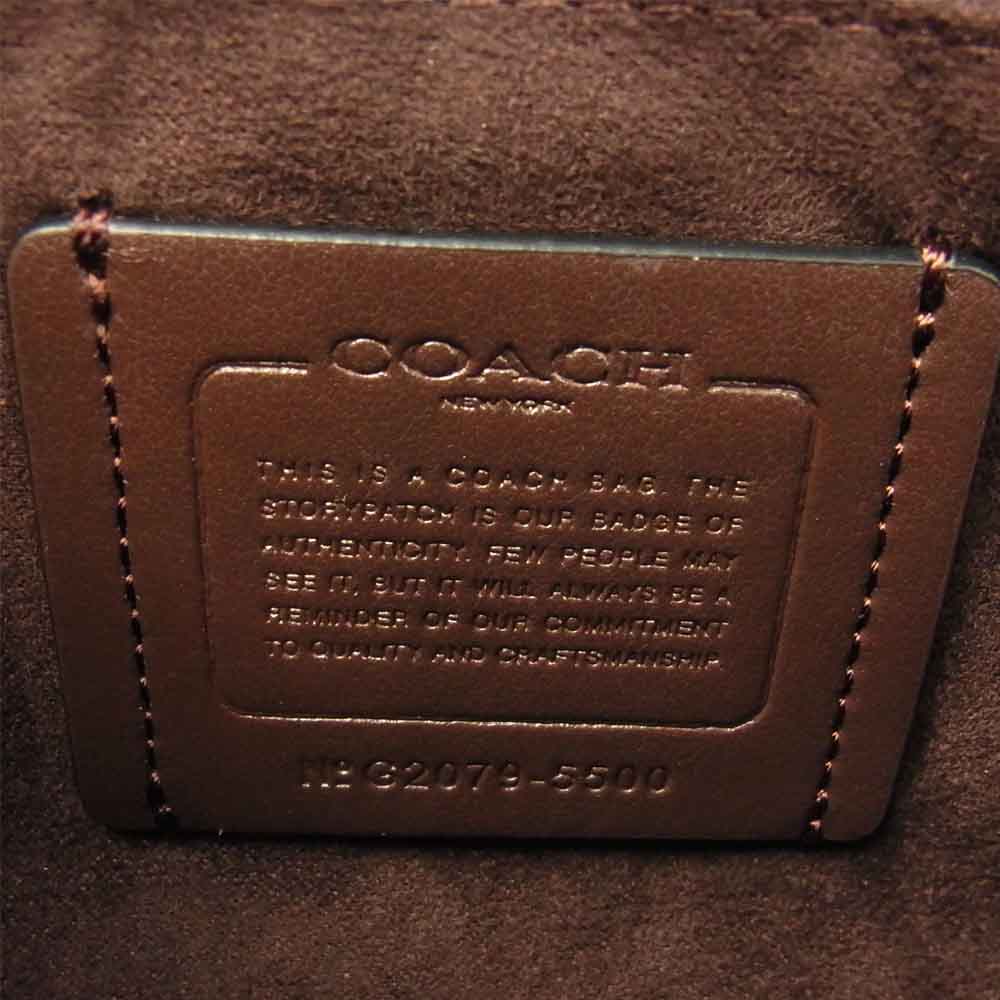 COACH コーチ G2079-5500 ジョージー バケット 馬車 ハンド バッグ ブラック系【美品】【中古】