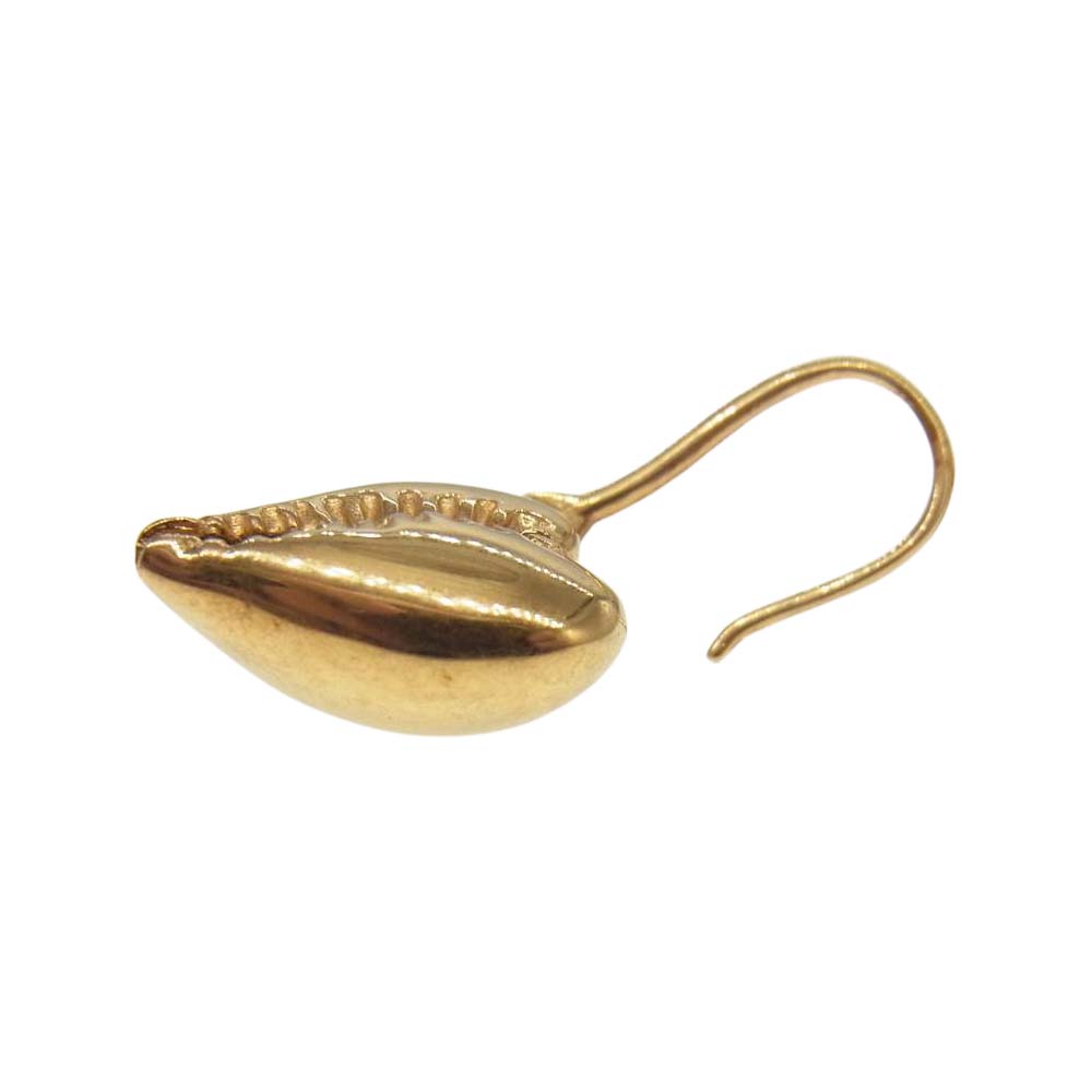 SAINT LAURENT サンローラン ハート ピアス ゴールド系【中古】