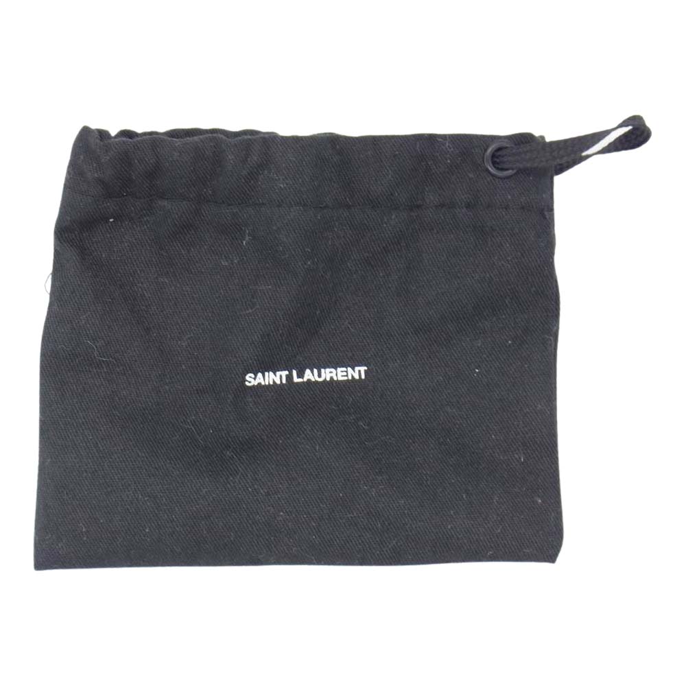 SAINT LAURENT サンローラン ハート ピアス ゴールド系【中古】