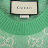 GUCCI グッチ 国内正規品 629456 XKBHQ GGコットン ウールピケ トップ グリーン系 S【中古】