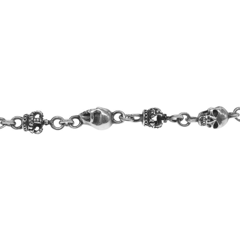 Justin Davis ジャスティンデイビス SBJ126 SKULL DIVINE スカル クラウン シルバー系【中古】