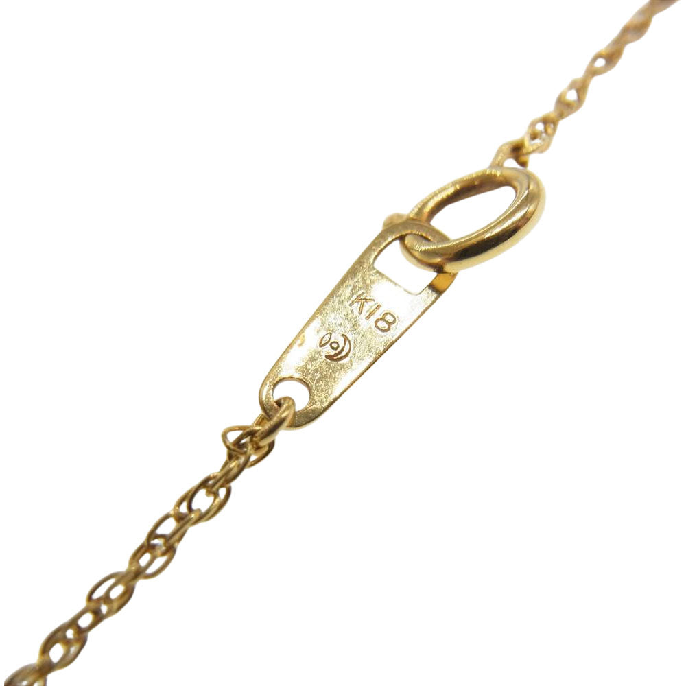 TASAKI タサキ K18YG パール ダイヤ 0.05ct ゴールド系【中古】