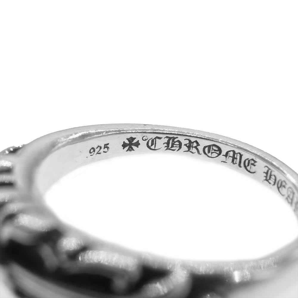 CHROME HEARTS クロムハーツ（原本無） ベイビー クラシック フローラル クロス リング シルバー系 18【中古】