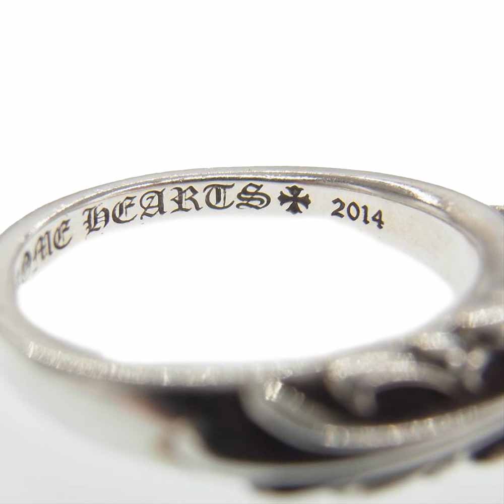 CHROME HEARTS クロムハーツ（原本無） ベイビー クラシック フローラル クロス リング シルバー系 18【中古】
