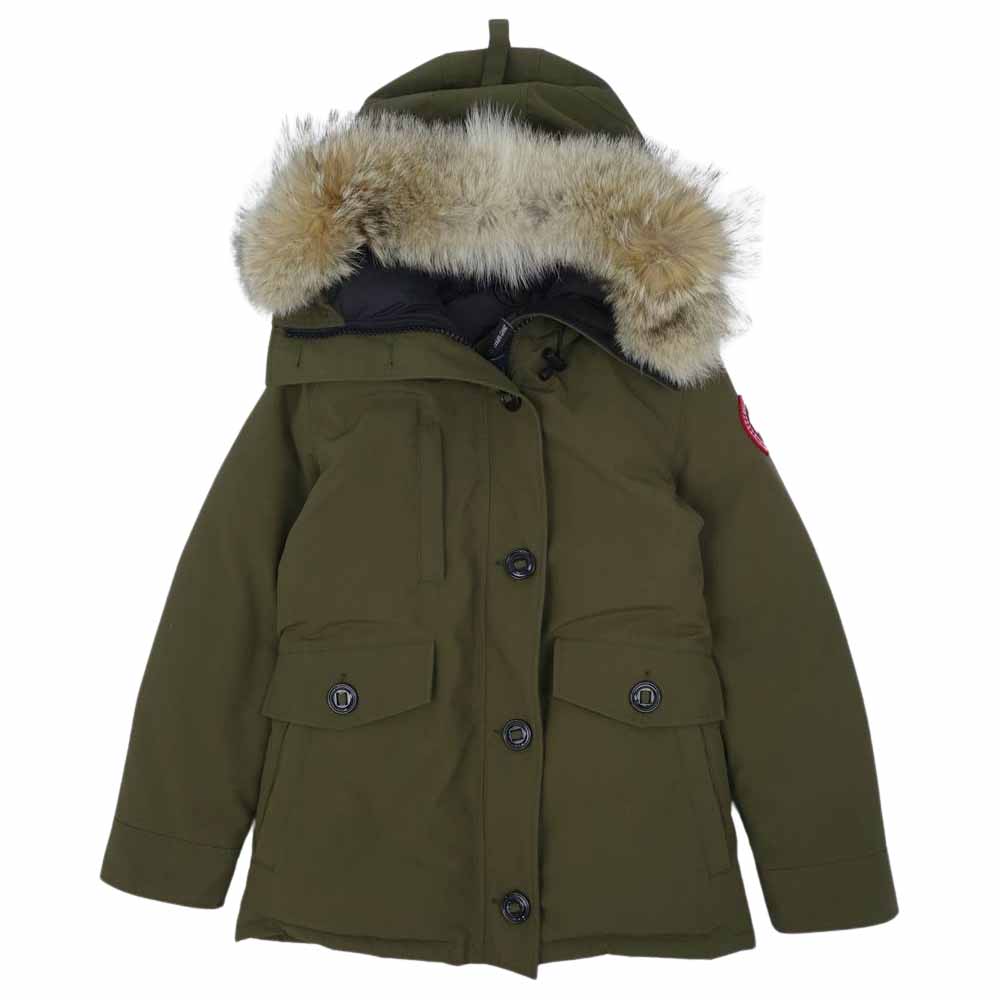 CANADA GOOSE カナダグース 2300JL 国内正規品 サザビーリーグ CHARLOTTE PARKA シャーロット カーキ系 S【中古】
