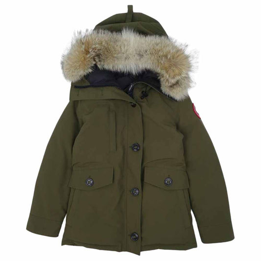 CANADA GOOSE カナダグース 2300JL 国内正規品 サザビーリーグ CHARLOTTE PARKA シャーロット カーキ系 S【中古】