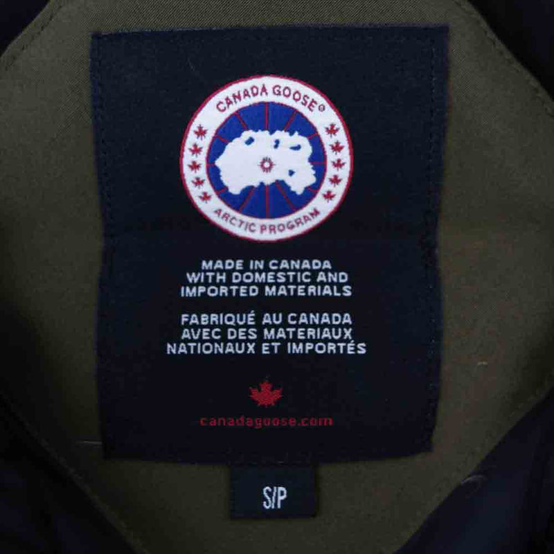 CANADA GOOSE カナダグース 2300JL 国内正規品 サザビーリーグ CHARLOTTE PARKA シャーロット カーキ系 S【中古】