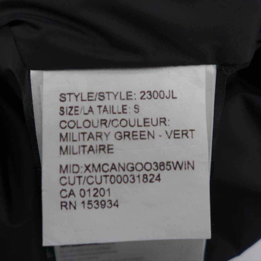 CANADA GOOSE カナダグース 2300JL 国内正規品 サザビーリーグ CHARLOTTE PARKA シャーロット カーキ系 S【中古】