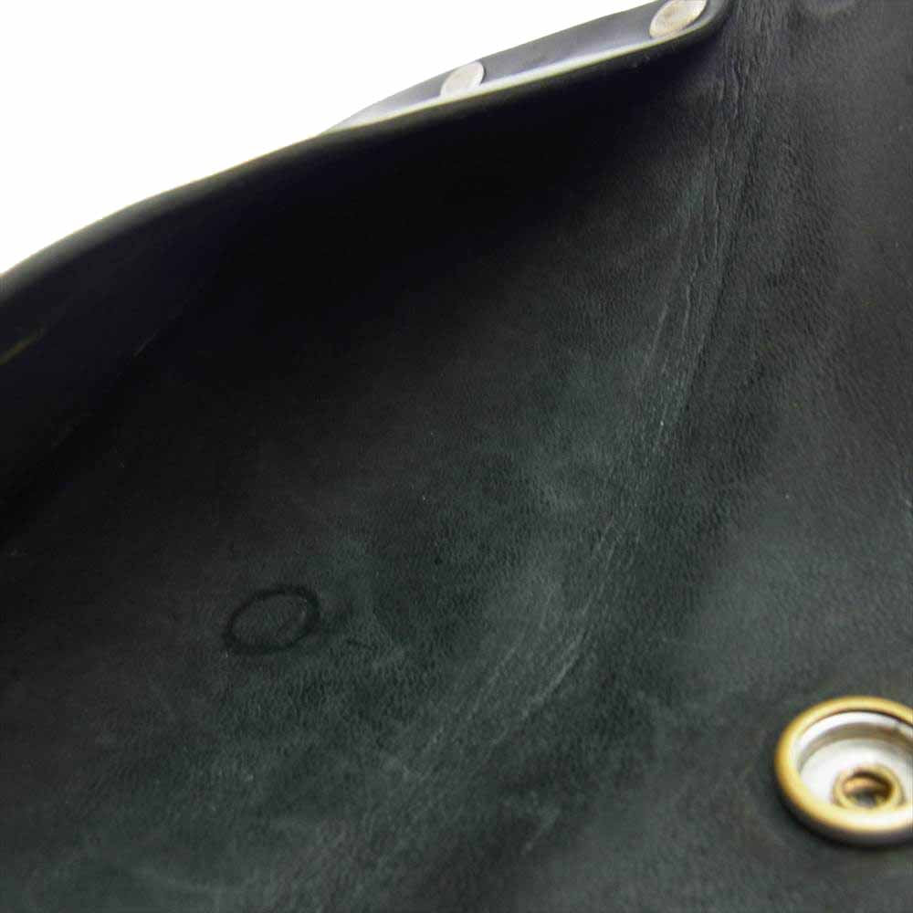 TENDERLOIN テンダーロイン T-WALLET コードバン ウォレット チェーン付き 長財布 ブラック系【中古】