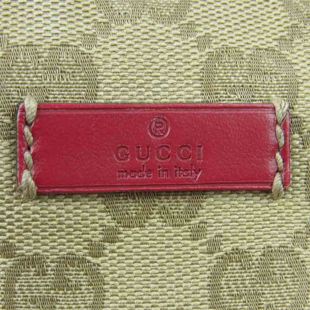 GUCCI グッチ 189749 GGキャンバス ショルダー バッグ イタリア製 ベージュ系【中古】