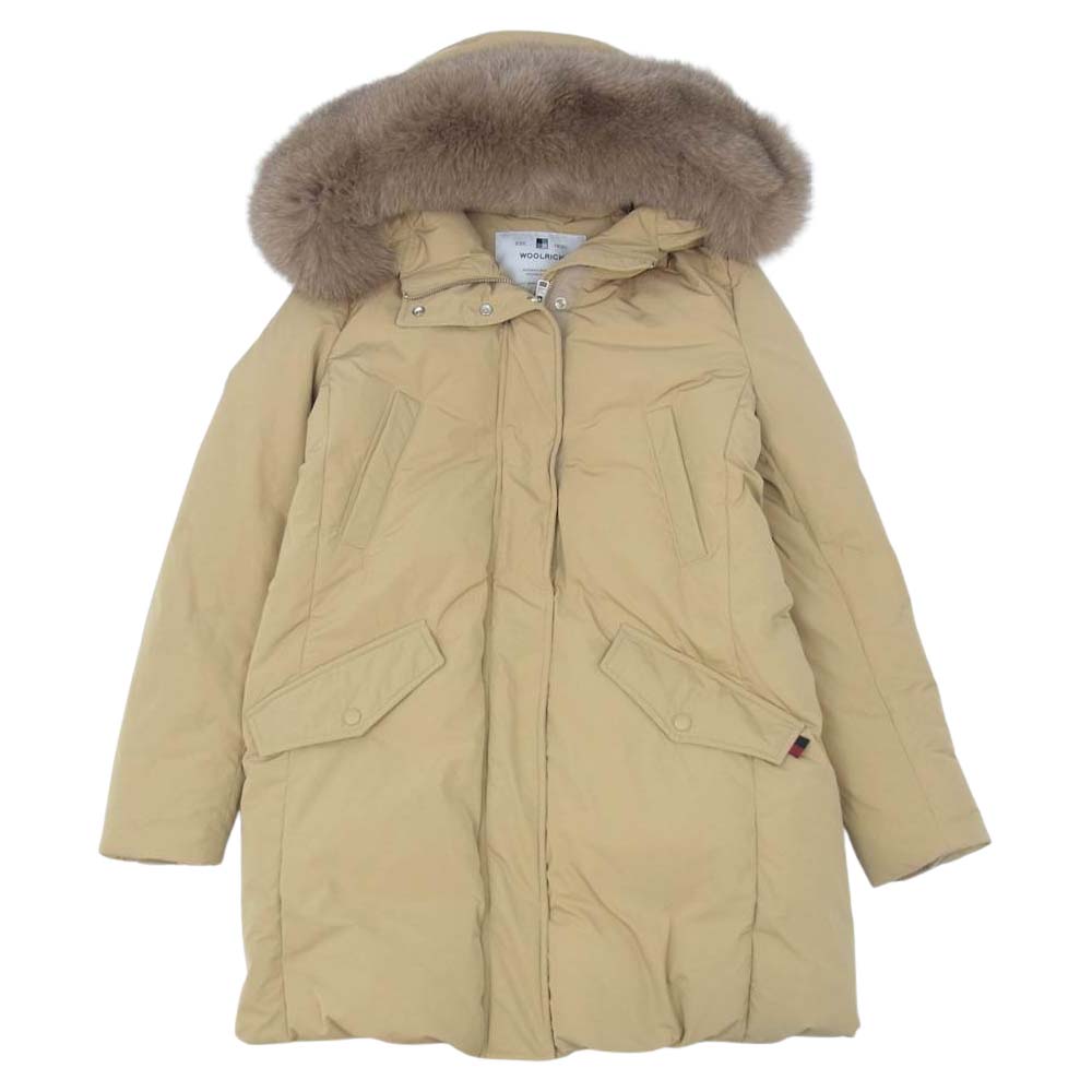 WOOLRICH ウールリッチ 20AW WWOU0433 COCOON PARKA コクーン パーカ ジャーナルスタンダード別注 ライトブラウン系 S【美品】【中古】