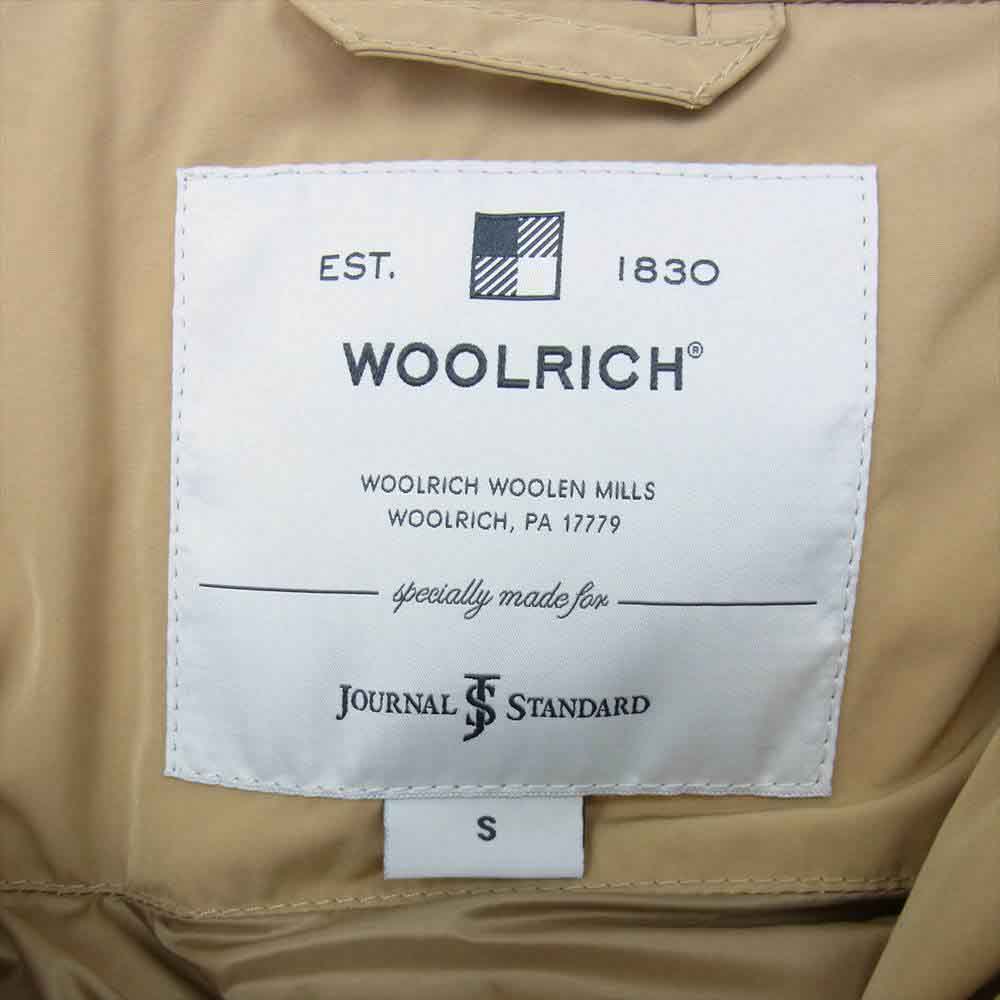 WOOLRICH ウールリッチ 20AW WWOU0433 COCOON PARKA コクーン パーカ ジャーナルスタンダード別注 ライトブラウン系 S【美品】【中古】