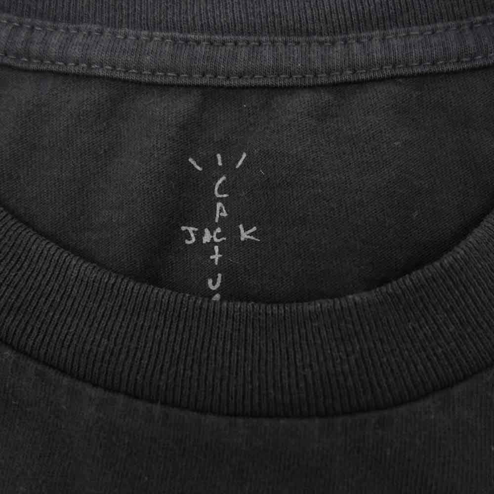 カクタスジャク Cactus Jack For Mastermind Skull Tee トラヴィス スコット スカル 半袖 Tシャツ L ブラック系 L【極上美品】【中古】