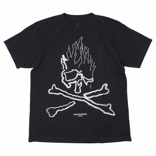 トラヴィス スコット Cactus Jack For Mastermind Skull Tee スカル 半袖 Tシャツ M ブラック系 M【極上美品】【中古】