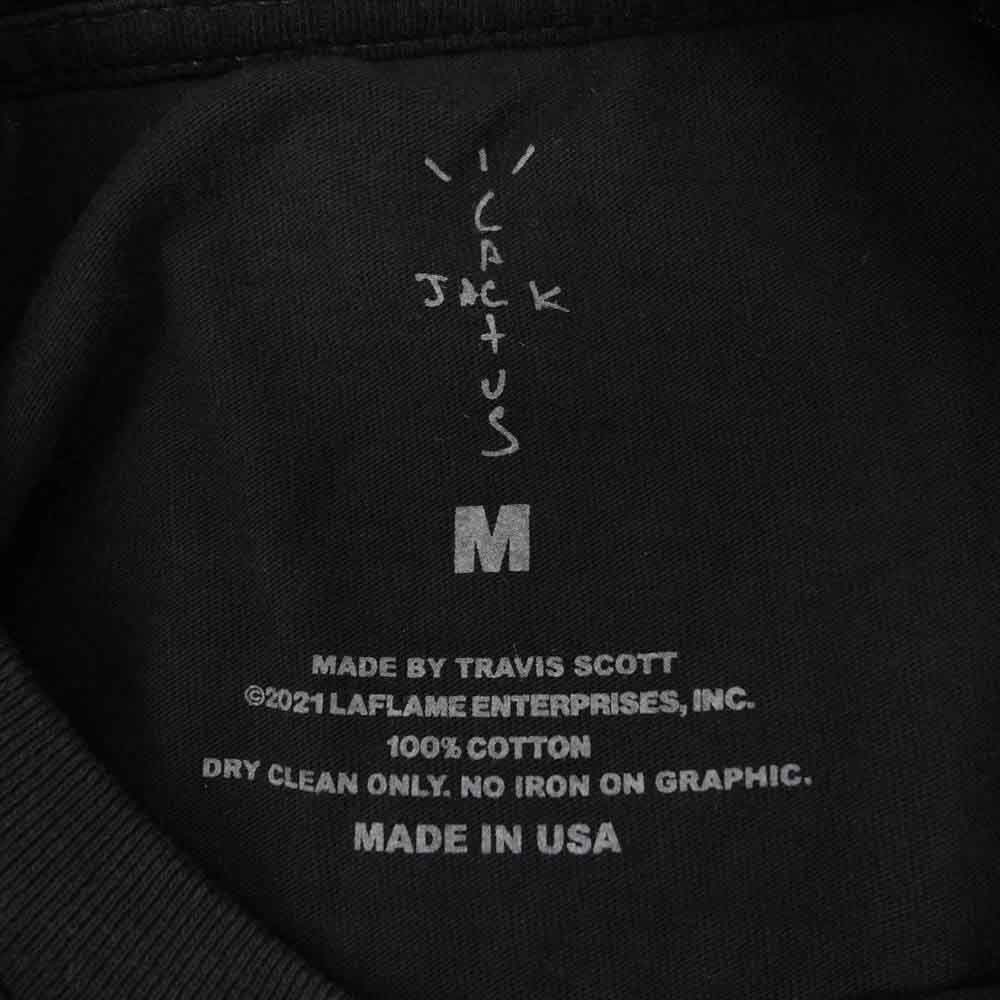 トラヴィス スコット Cactus Jack For Mastermind Skull Tee スカル 半袖 Tシャツ M ブラック系 M【極上美品】【中古】