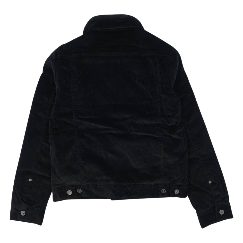 デウスエクスマキナ dmf206590 Mikey Oversized Trucke コーデュロイ ボア ジャケット トラッカージャケット ブラック系 XS【新古品】【未使用】【中古】