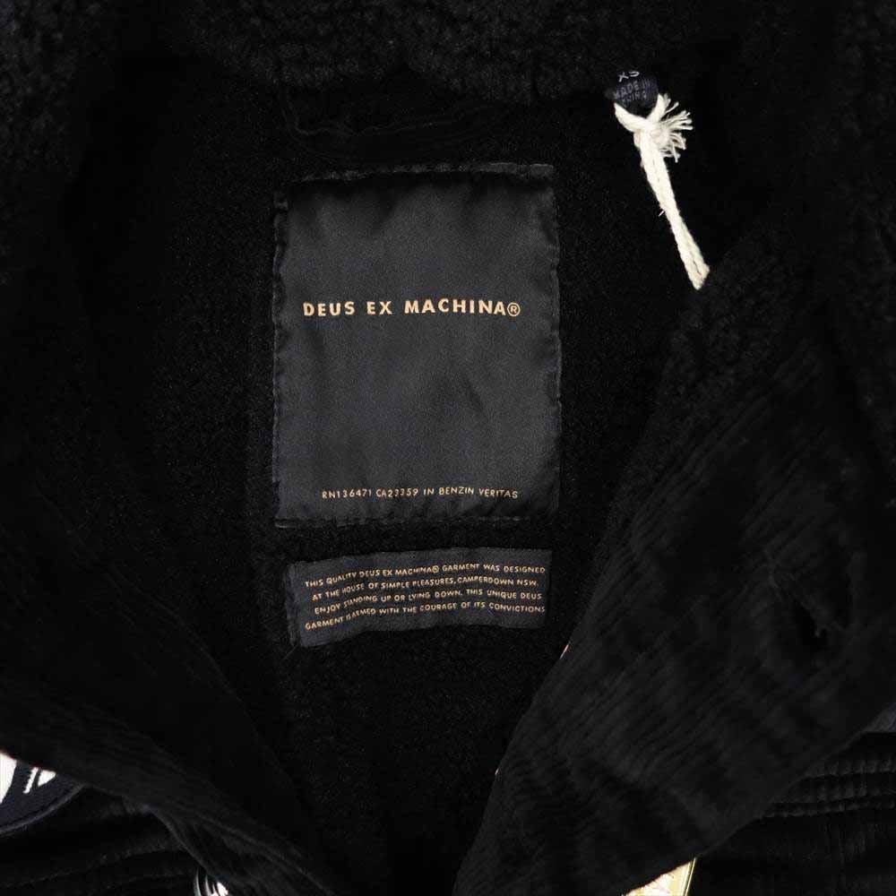 デウスエクスマキナ dmf206590 Mikey Oversized Trucke コーデュロイ ボア ジャケット トラッカージャケット ブラック系 XS【新古品】【未使用】【中古】