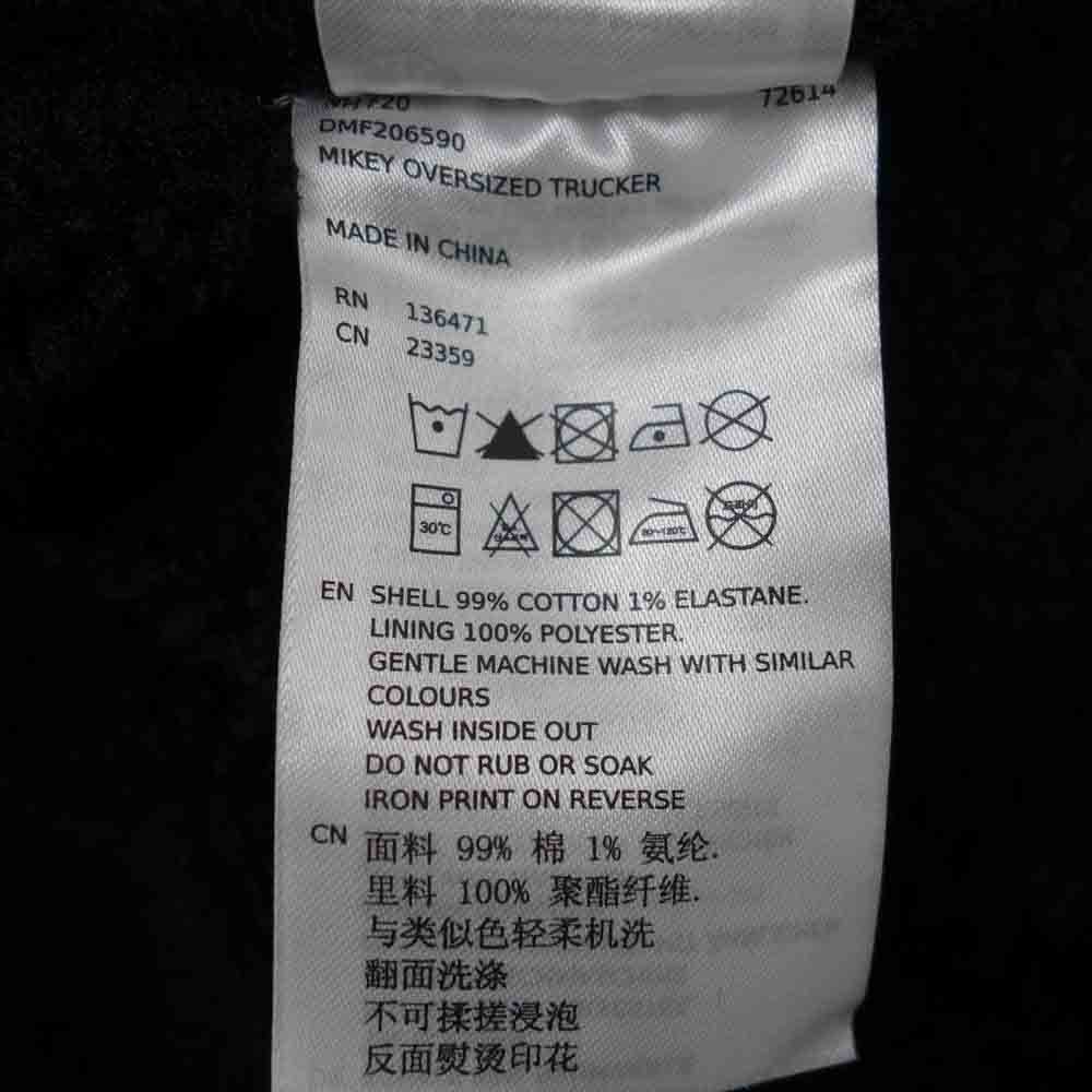 デウスエクスマキナ dmf206590 Mikey Oversized Trucke コーデュロイ ボア ジャケット トラッカージャケット ブラック系 XS【新古品】【未使用】【中古】